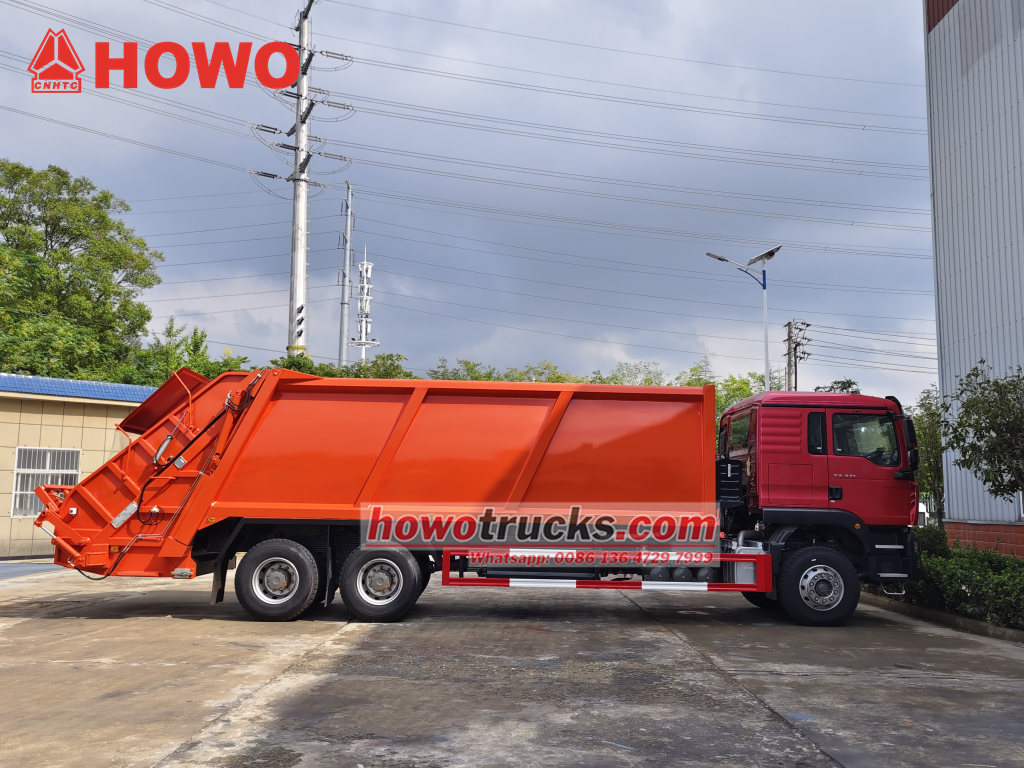 HOWO TX series 20~25cbm Compactor garbage truck