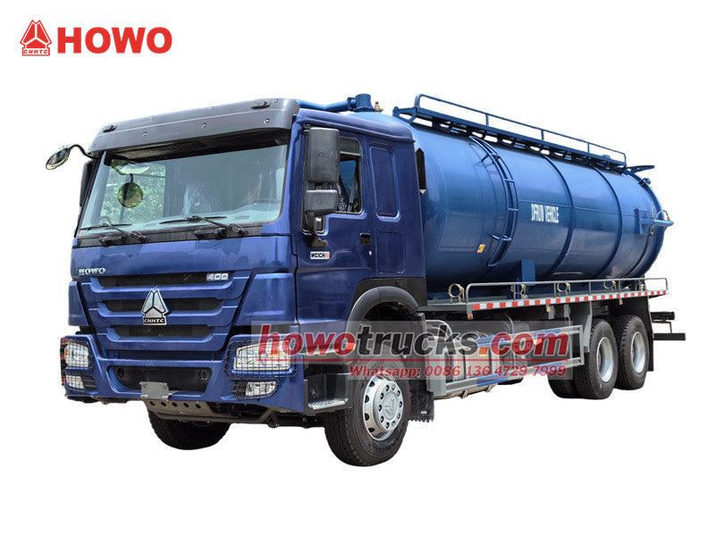HOWO 20CBM vacuum tank truck