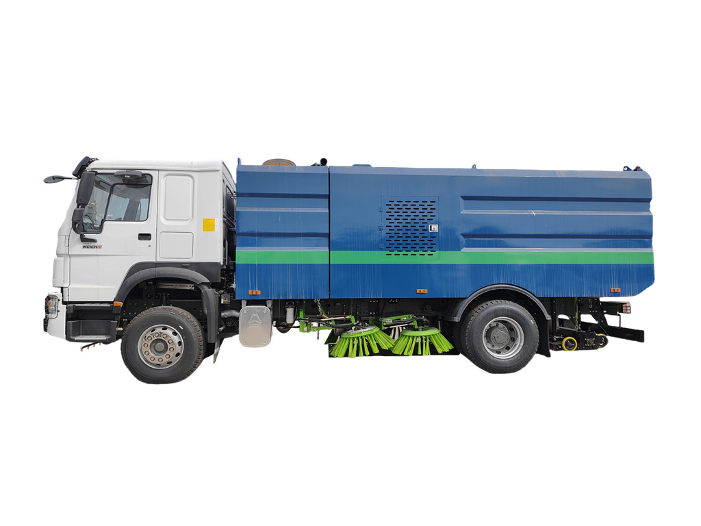 HOWO 12 cubic road cleaning truck