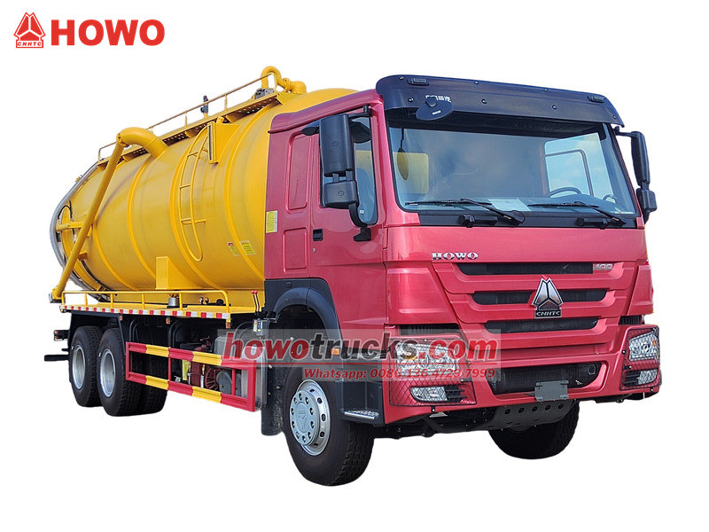 HOWO 6×4 sewer cleaner truck