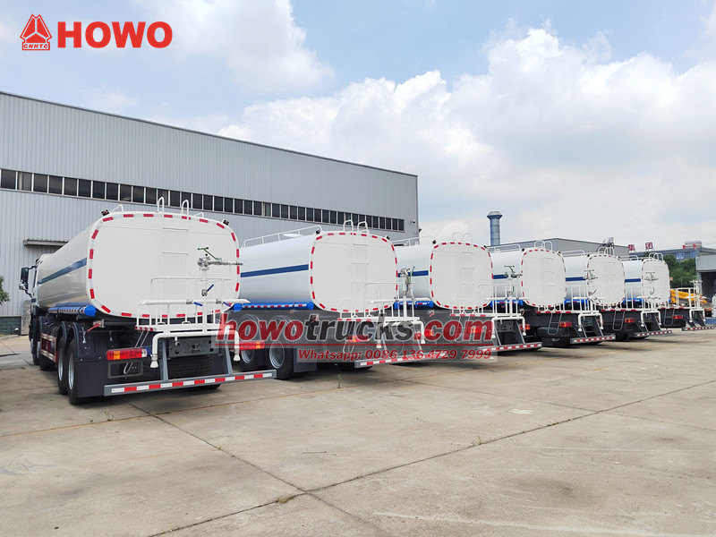 HOWO 10 wheeler water bowser for export