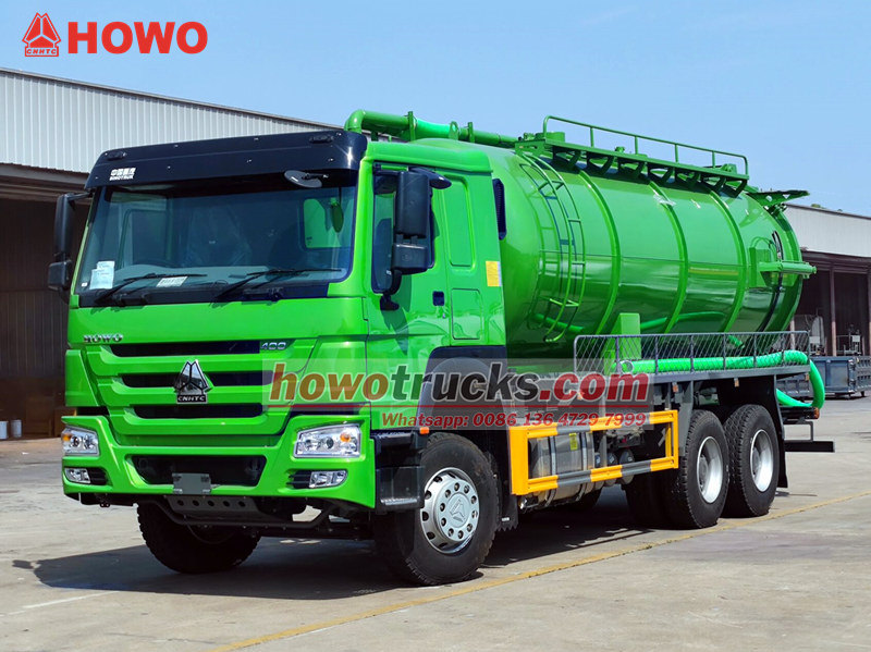 HOWO 6×4 sewer cleaner truck