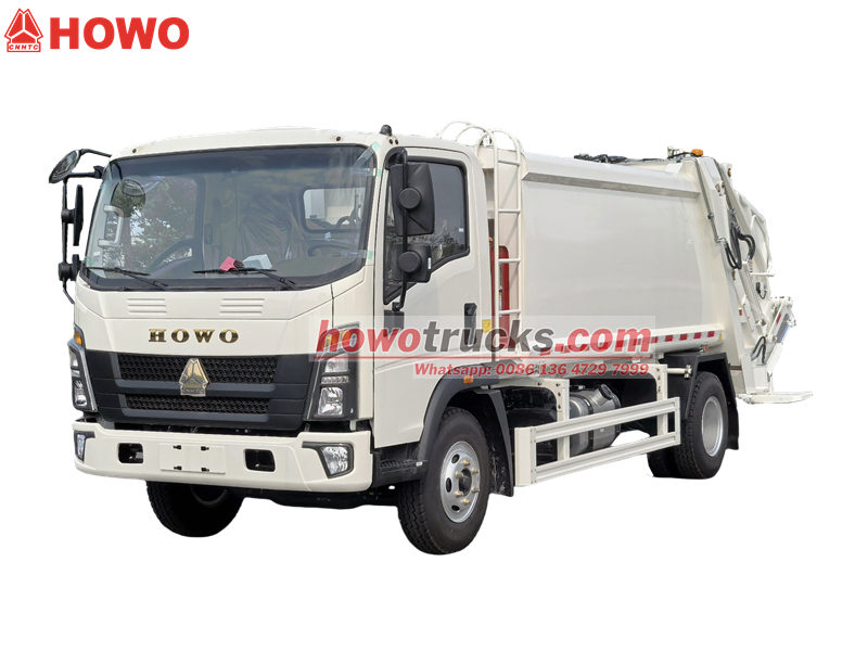 HOWO 4×2 garbage compactor truck