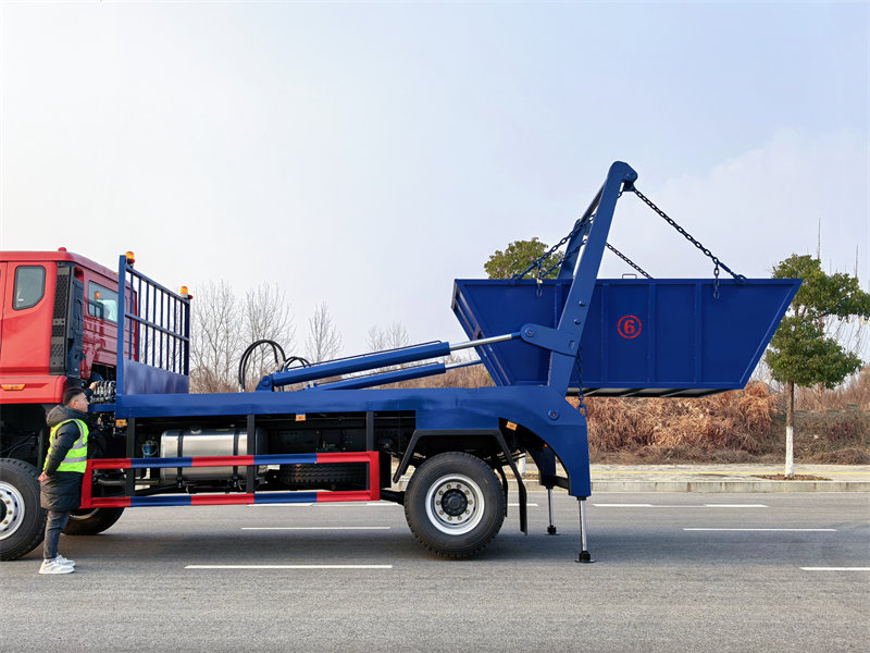 HOWO skip bin truck drawing
