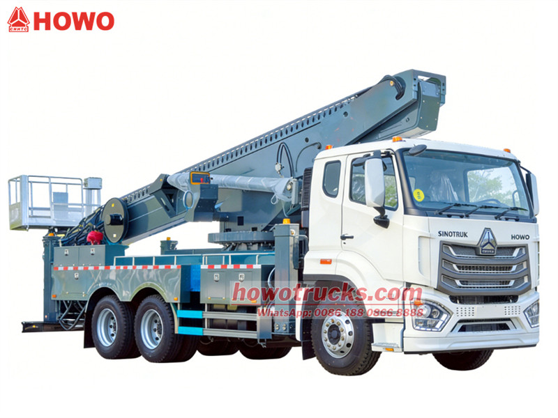 Подъемная рабочая платформа Howo NX для грузовиков, 56 м. - CS TRUCKS