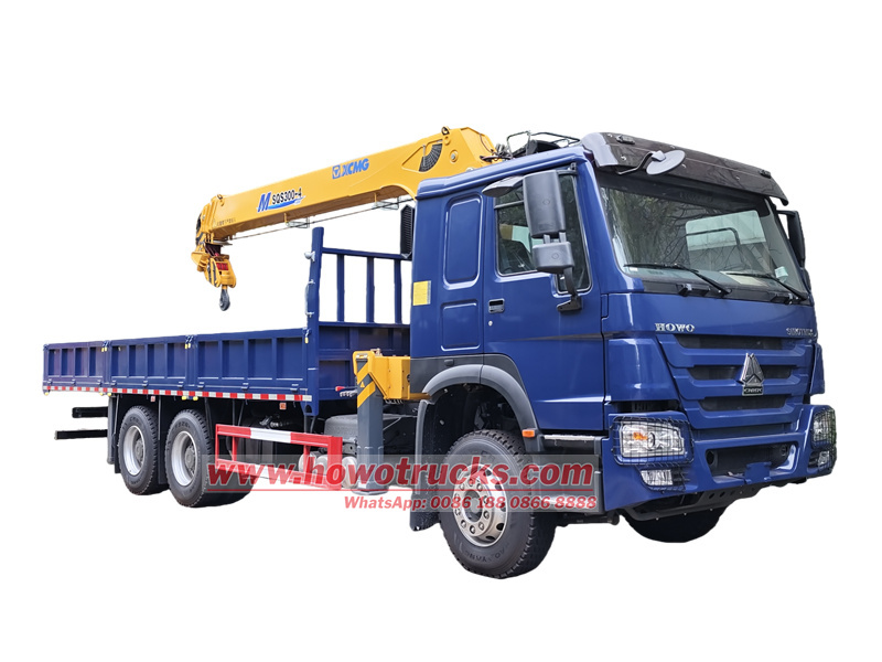 HOWO 6×4 boom crane truck
