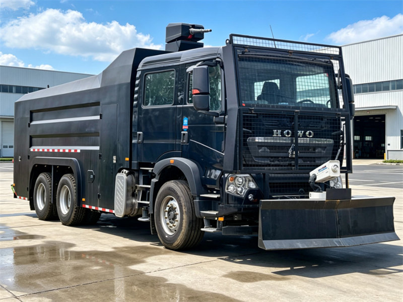 HOWO Fire Water Cannon Riot Truck